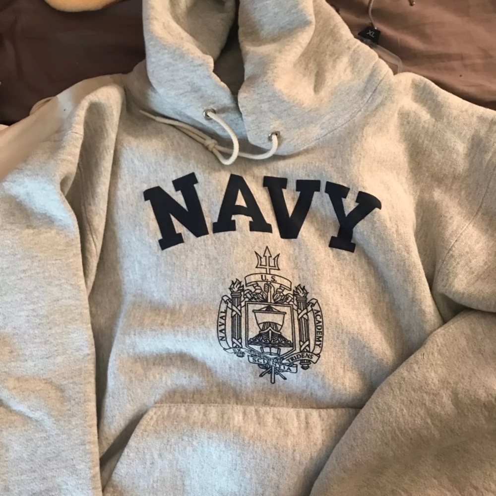 Navy hoodie